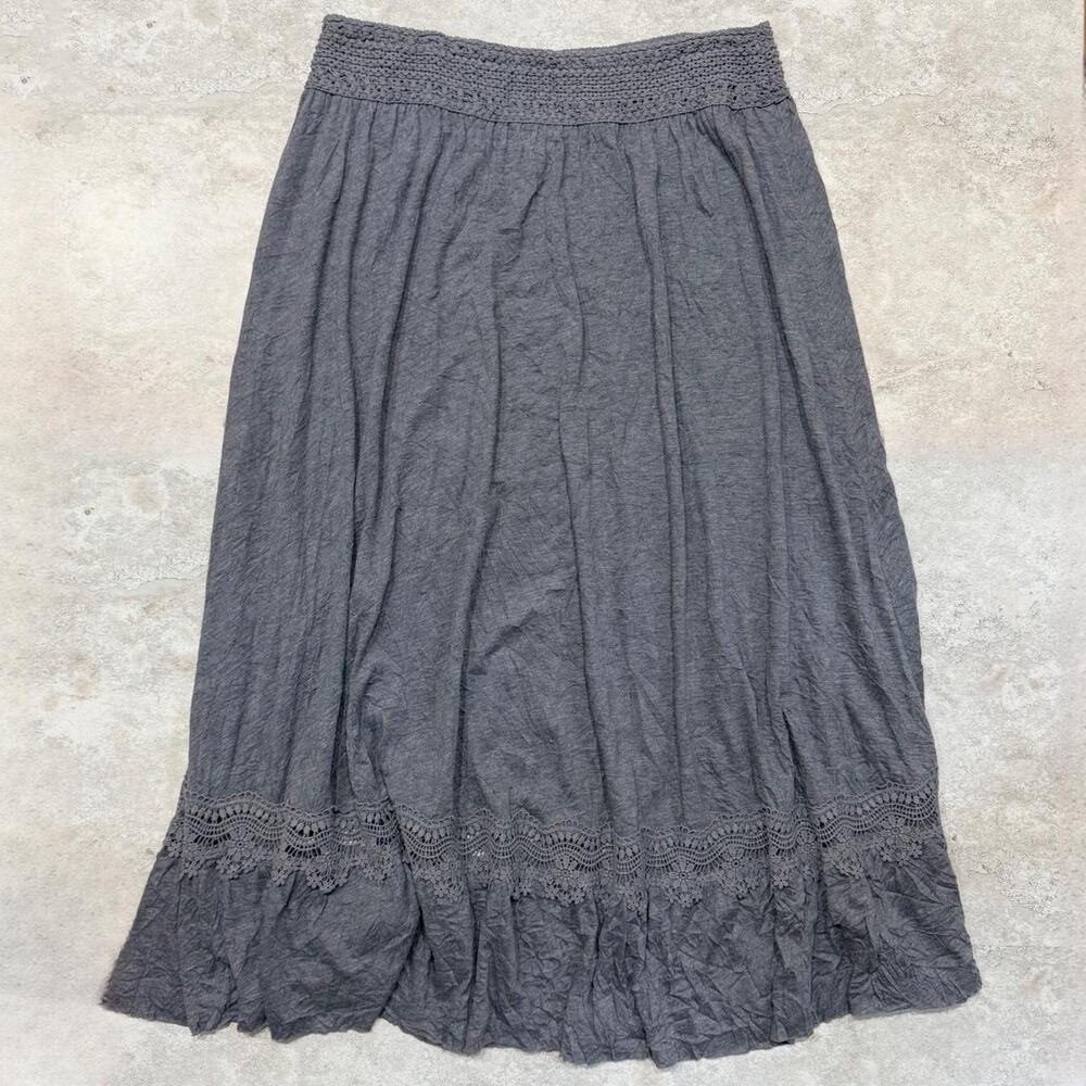 INC International Concepts Crinkled Maxi Skirt